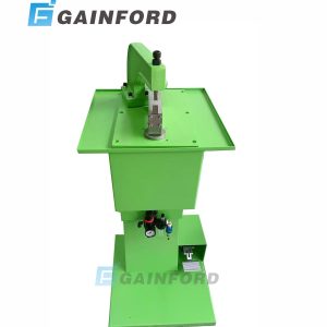 Model 161 ring type buckling machine for cork sandals and beach shoes buckle fixing