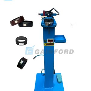 Leather Belt Looping Buckle Stapling Nailing Machine