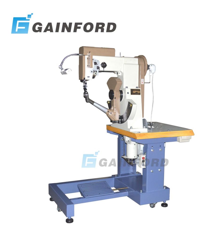GR-188S pattern side seam sewing machine with decorative shoe samples