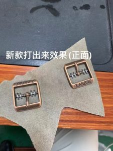Model 163 single nail fastening machine metal button fixing front and back effect