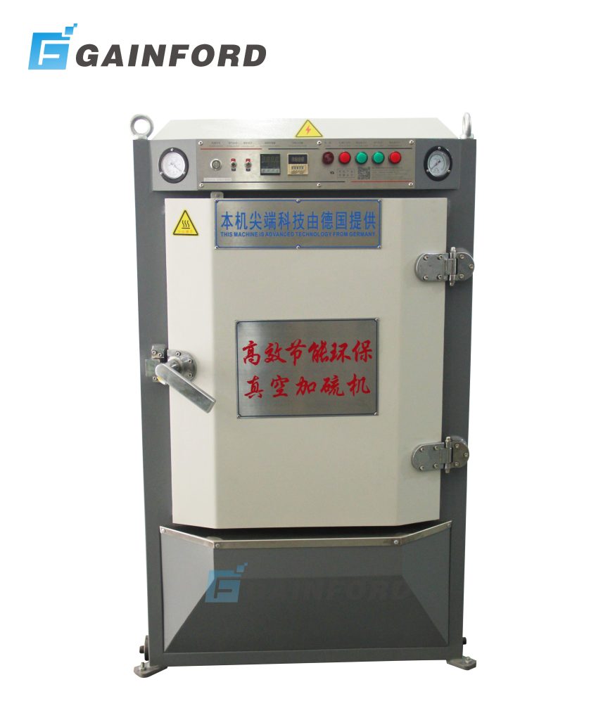 131C sample room vacuum heat setting machine front view for small output shoe factory
