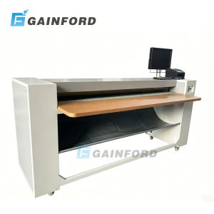 CP-L vertical leather measuring machine with infrared digital scanning for accurate hide area measurement