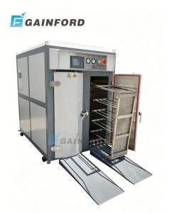 YT-134A intelligent double door vacuum heat setting machine for shoes and boots with PLC control and steam wrinkle removal