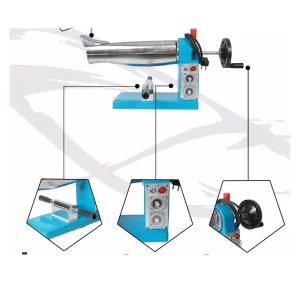Professional leather boot shaft expander and wrinkle remover machine on a clean white background.