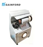Commercial shoe polishing and finishing machine side profile