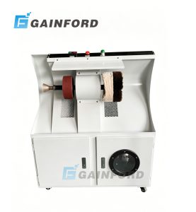 Compact all-in-one shoe repair machine front view