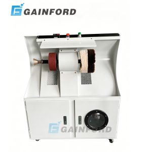 Compact all-in-one shoe repair machine front view